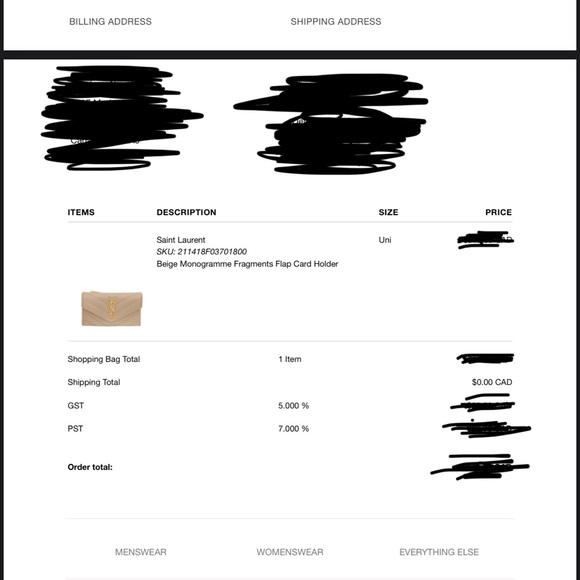 Brand New Authentic SAINT LAURENT FRAGMENTS FLAP CARD CASE in DARK BEIGE LEATHER - Picture 12 of 12